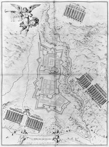 Piano e mappa della città e della cittadella di Mont-Louis